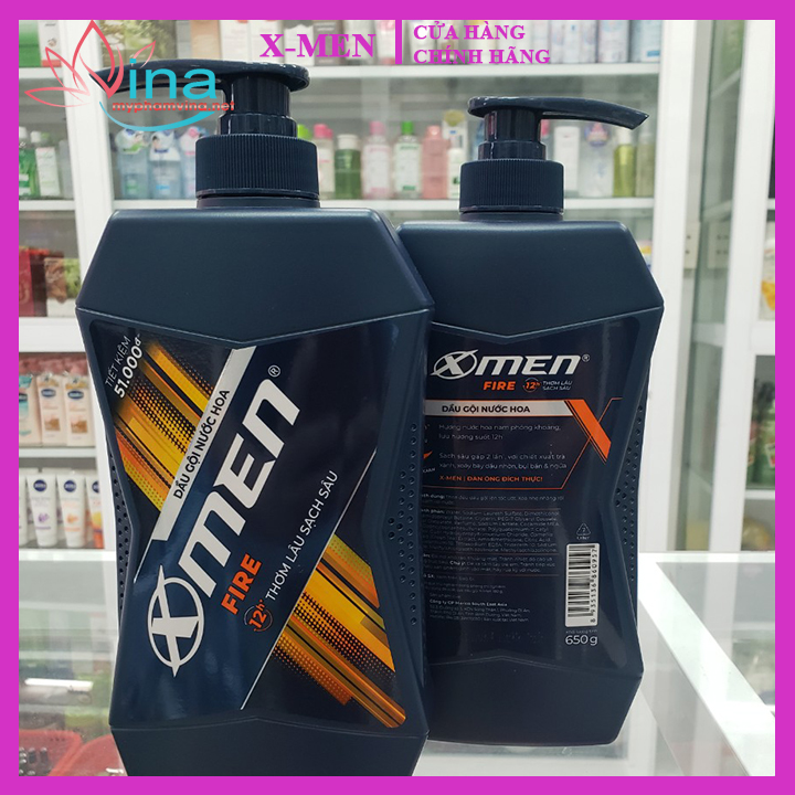 Dầu gội nước hoa xmen fire active - thơm mạnh mẽ