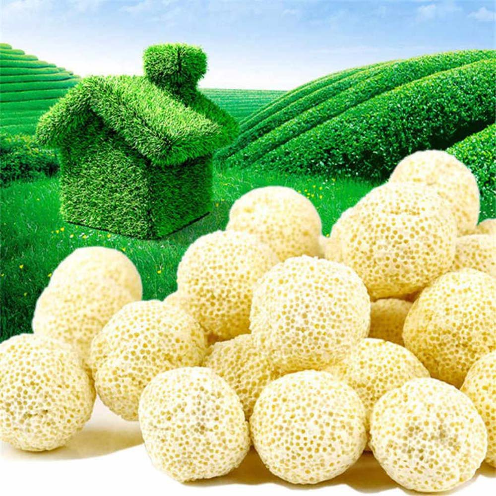 Sứ lọc viên bi tròn vàng 100g sứ bi vàng, sứ viên tròn vàng