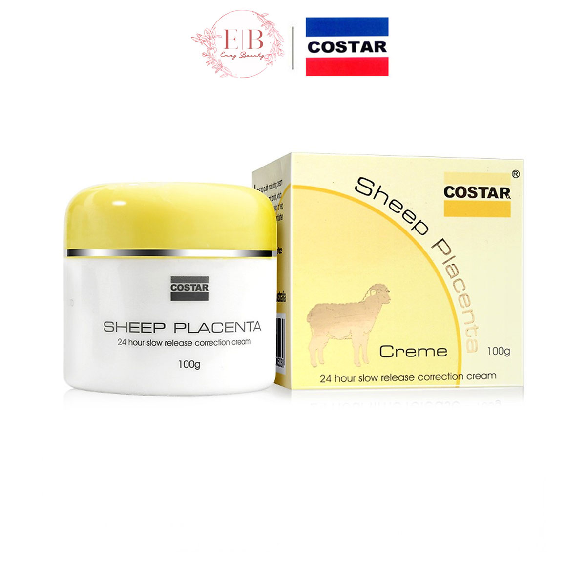 Kem Dưỡng Da Nhau Thai Cừu Costar Sheep Placenta Creme 100gr