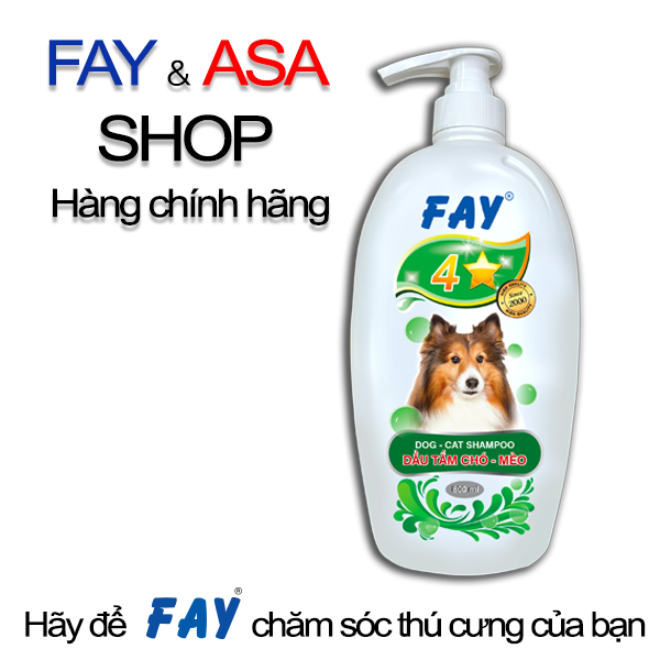 Dầu tắm fay 4 sao 800ml với 4 tính năng