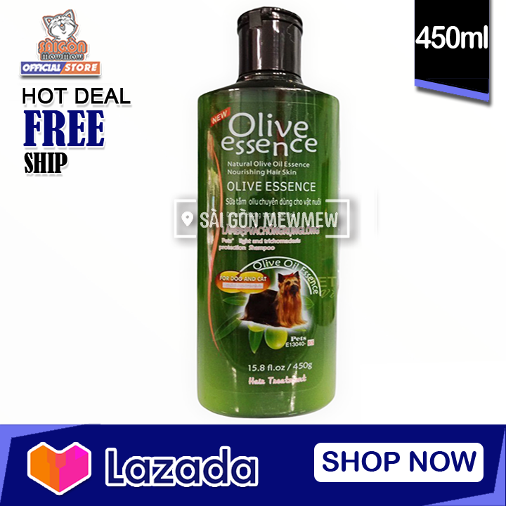 Sữa tắm Olive Essence cho chó mèo chai 450ml