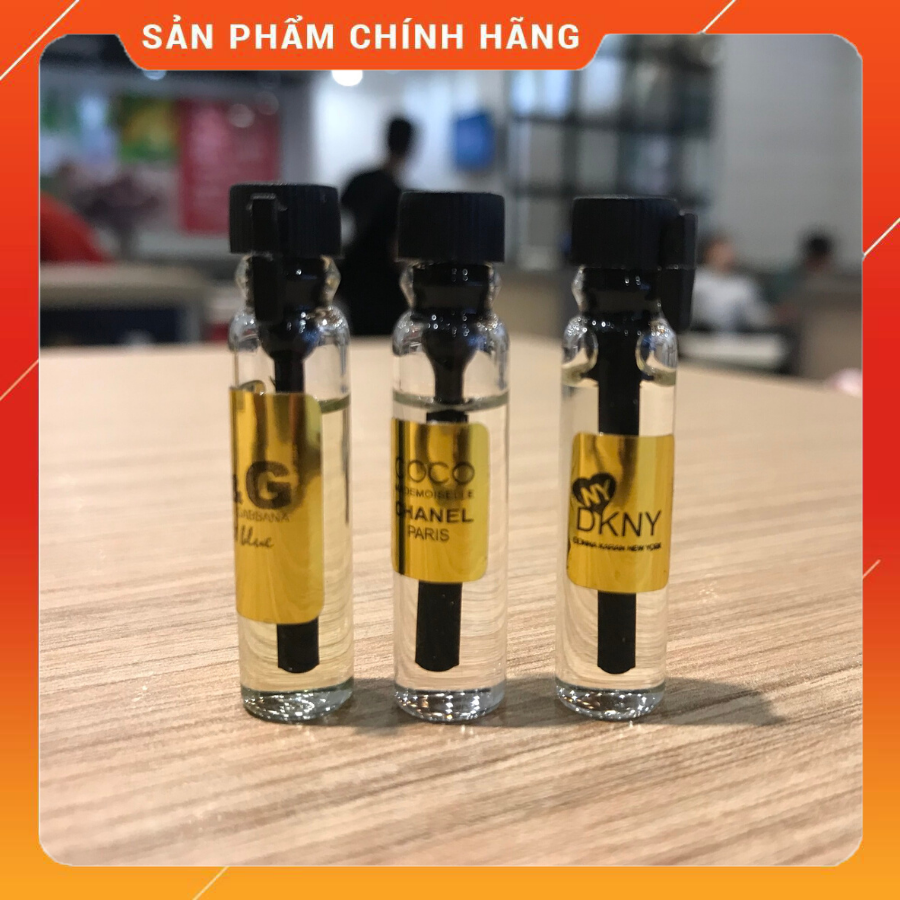 Combo 3 vial nước hoa mini cao cấp 2ml cực thơm