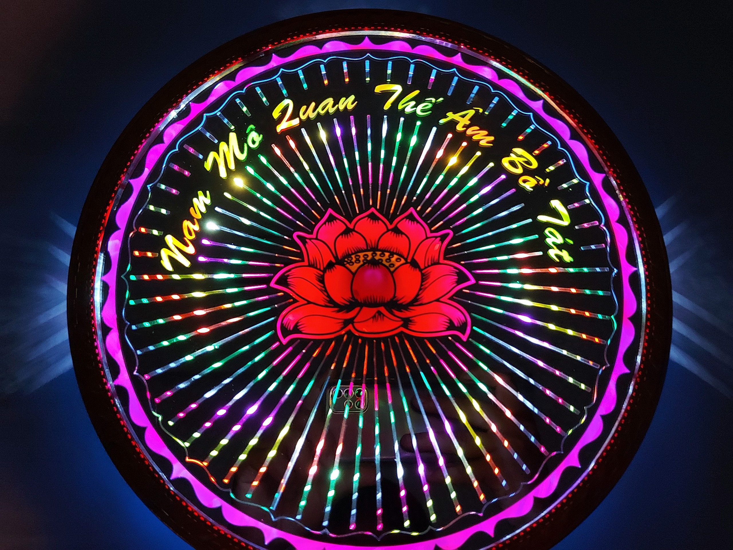 Hào quang tượng phật quan âm - Trang trí tủ thờ Quan âm