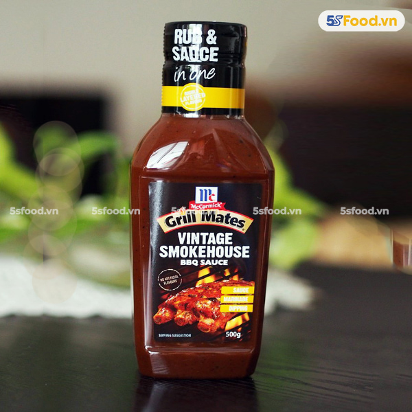 Sốt ướp BBQ McCormick vị khói Smoked