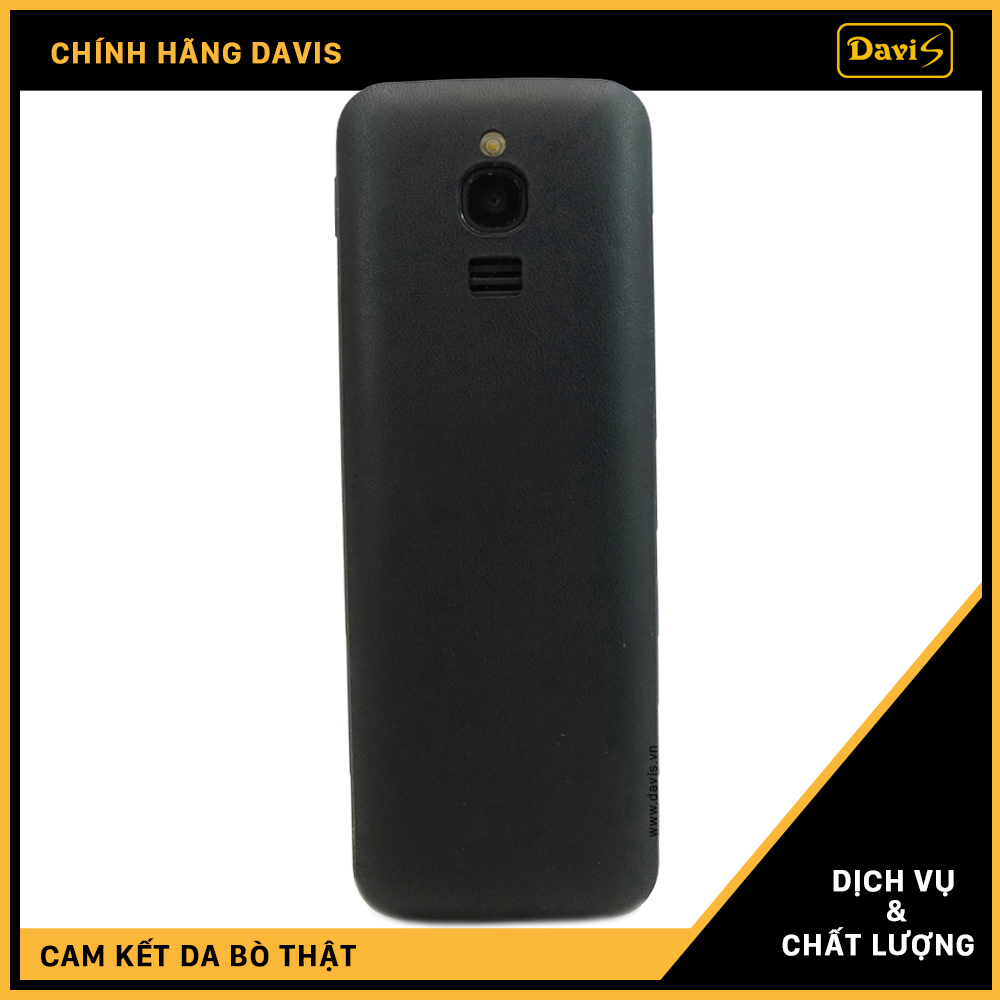 Dán da điện thoại Nokia 8110 da bò thật cao cấp - Chính hãng Davis.