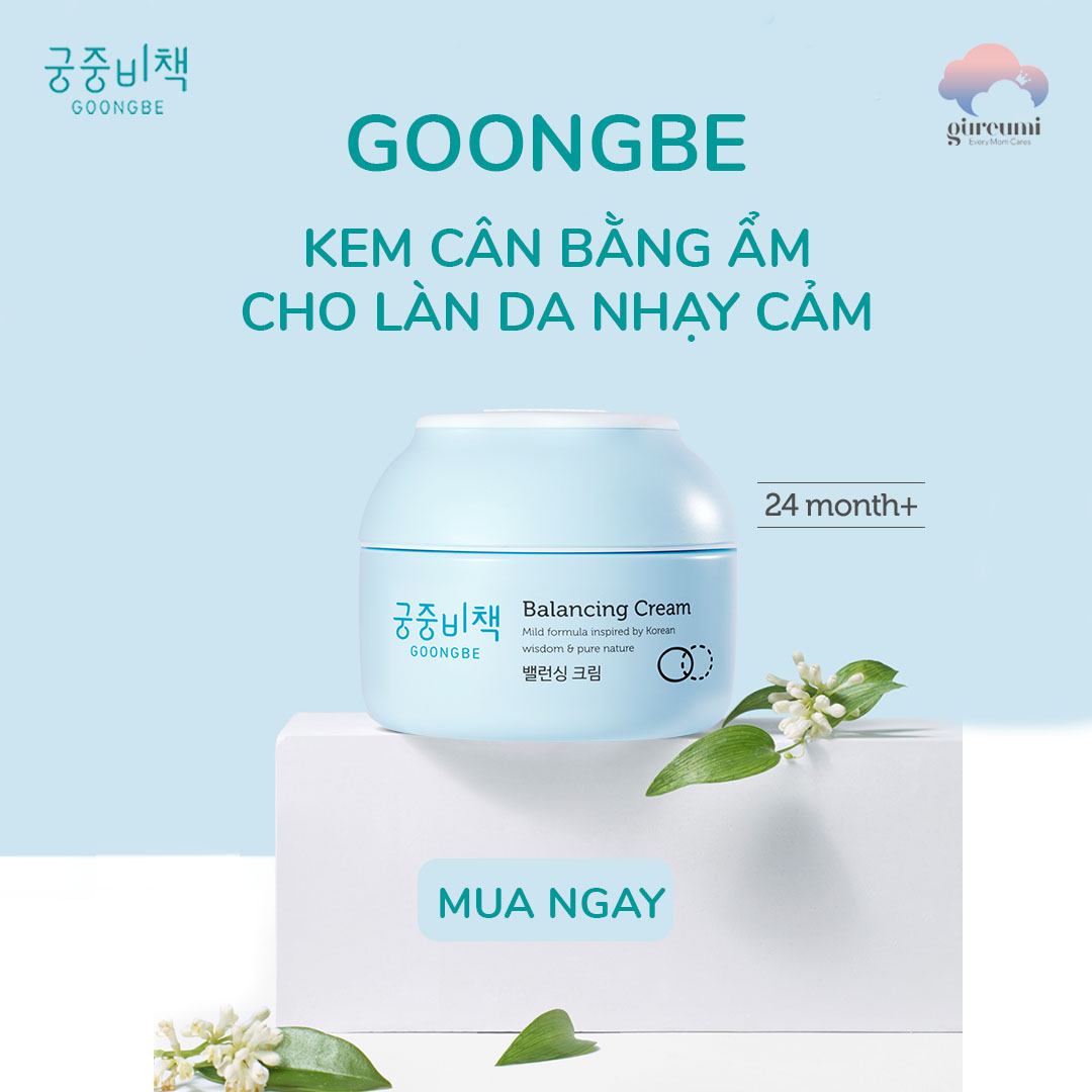 Kem dưỡng ẩm, cấp ẩm cho da nhạy cảm goongbe 250ml