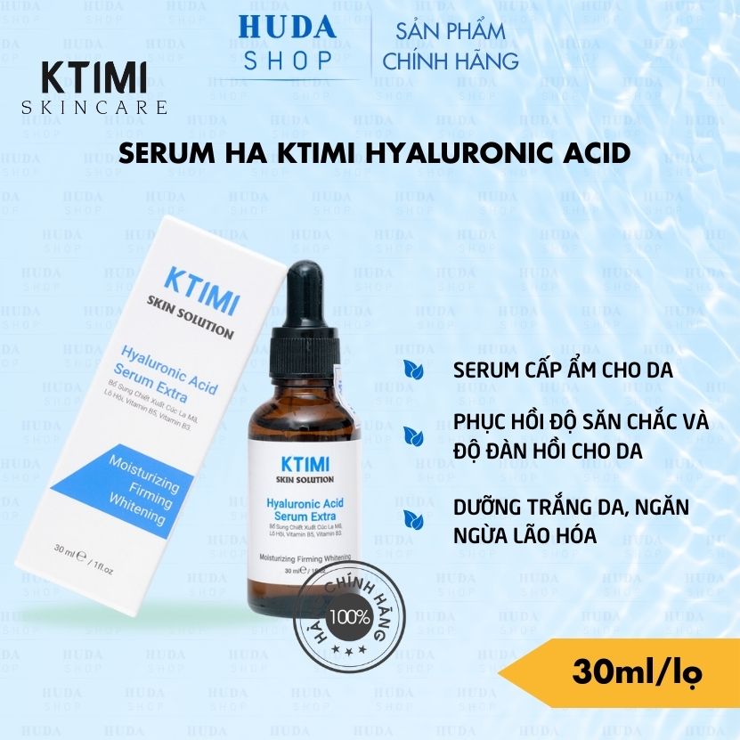 [Chính hãng] Serum cấp ẩm Ktimi Hyaluronic Acid Serum Extra
