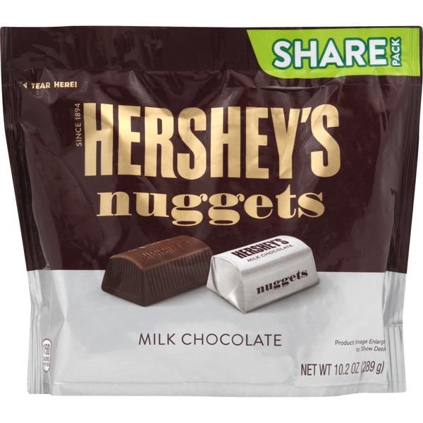 Socola sữa Hershey s Nuggets Milk Chocolate gói 286gr của Mỹ