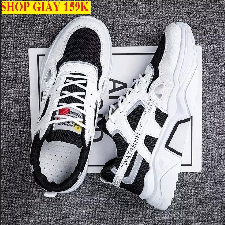 Giày thể thao nam Phản Quang Phong Cách Hàn Quốc Tăng 5cm chiều cao cực kì ngầu VUA GIÀY - 346