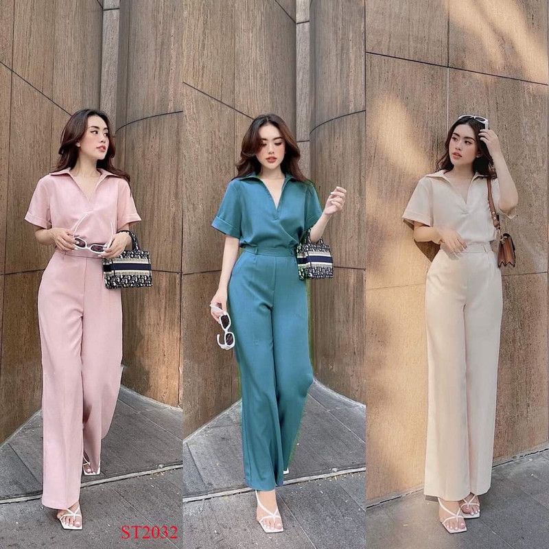 SET ÁO SƠ MI QUẦN ỐNG RỘNG SANG TRỌNG