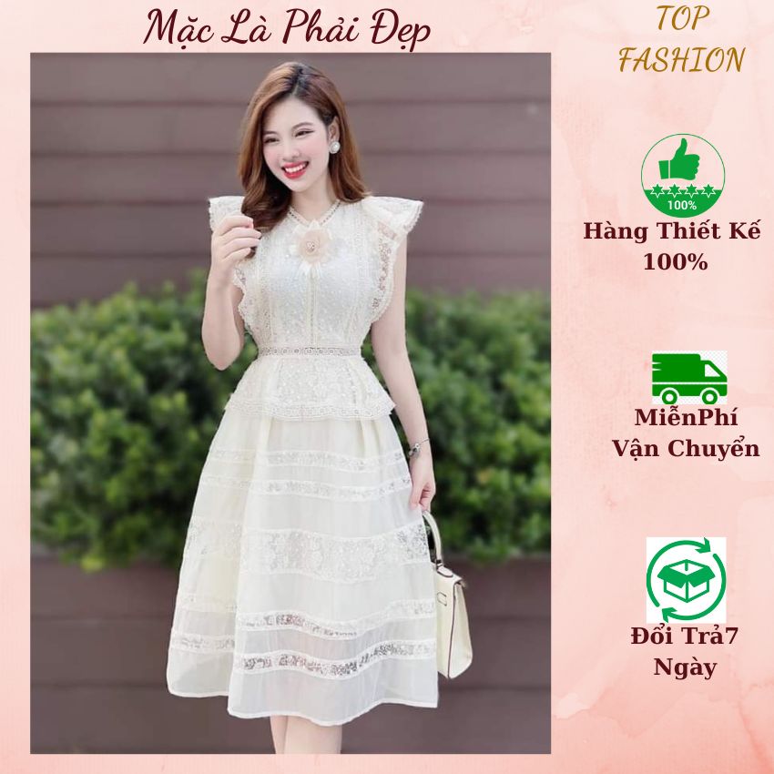 Đầm nữ ren thiết kế dự tiệc cao cấp topfashion, váy dự tiệc sang trọng- ảnh thật 100%, váy đầm nữ,váy dự đám cưới cao cấp