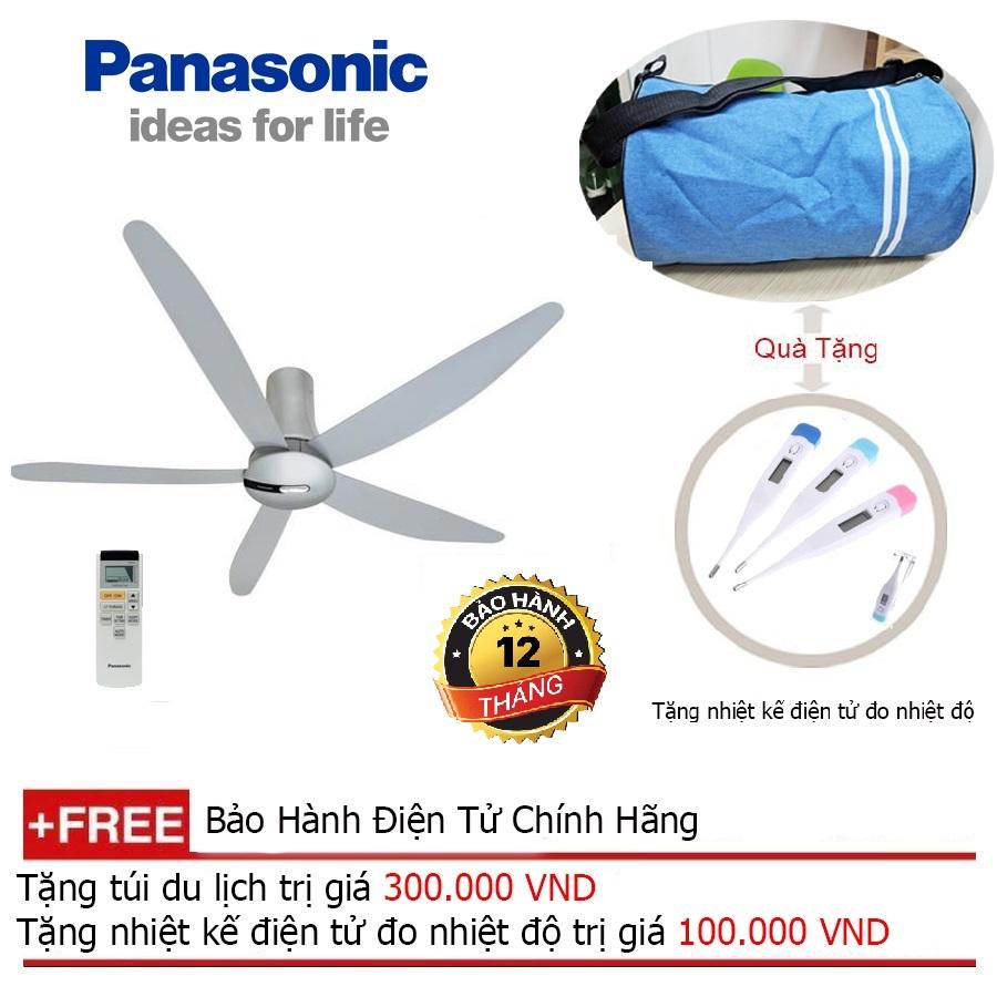 Quạt trần 5 cánh panasonic f-60tan +quà tặng balo du lịch