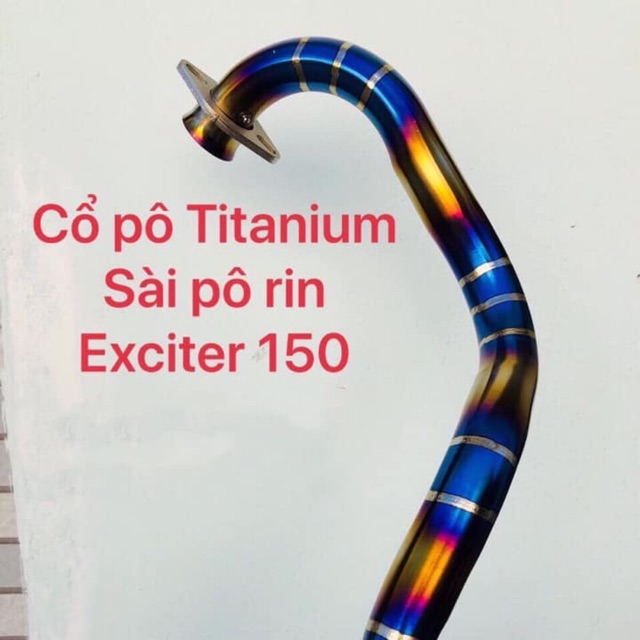 Cổ titan sài cho pô ex 150