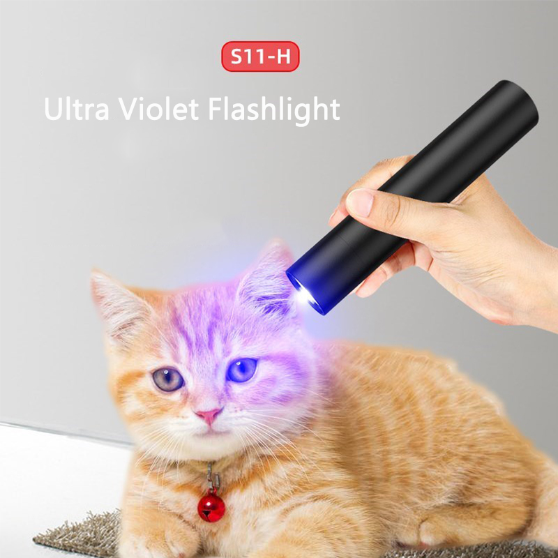 Superfire s11-h đèn pin uv có thể sạc lại đèn pin cực tím led cực tím