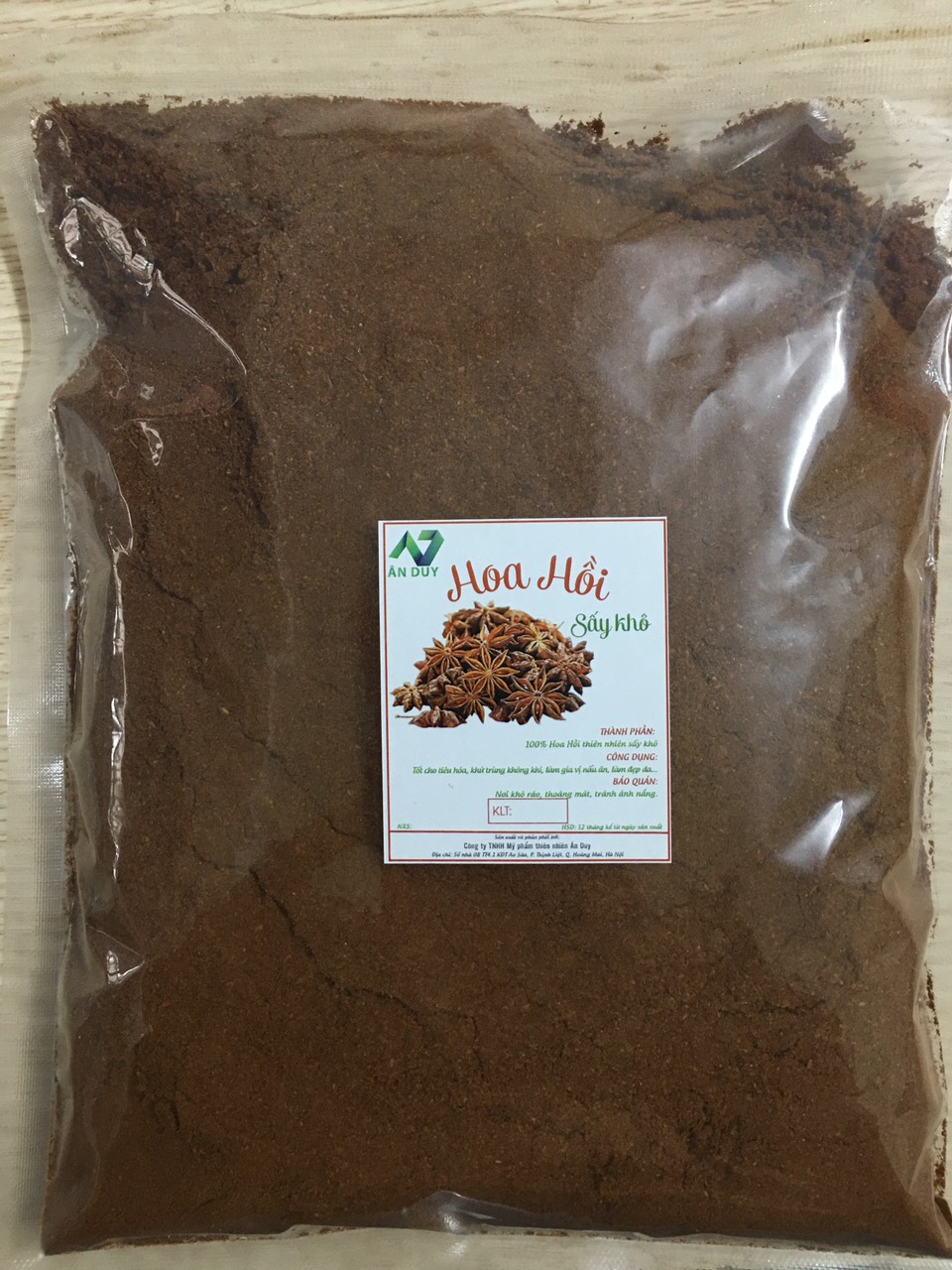 Bột hoa hồi 500g