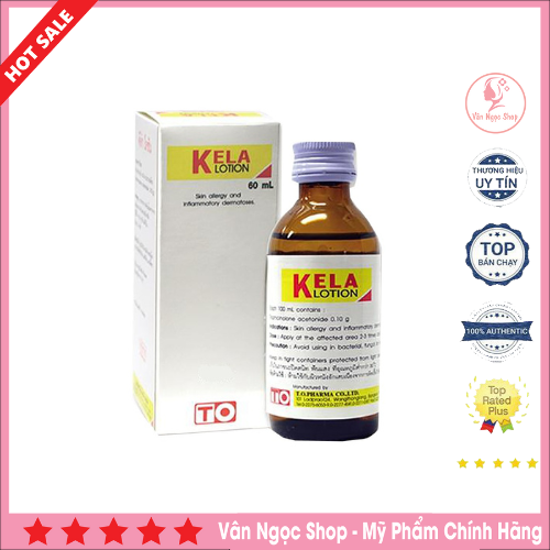 Kela Lotion bôi viêm nang lông, lỗ chân lông 30ml