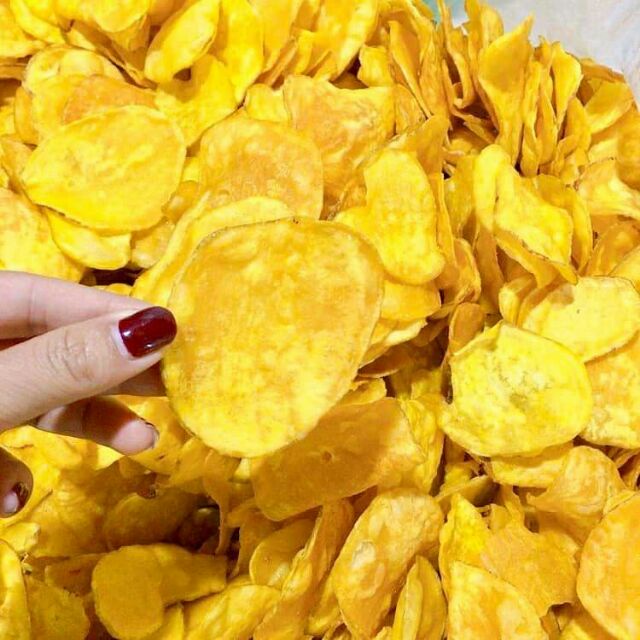 Khoai lang sấy mật ong, khoai vàng sấy mật túi 200g đồ ăn vặt Hà My