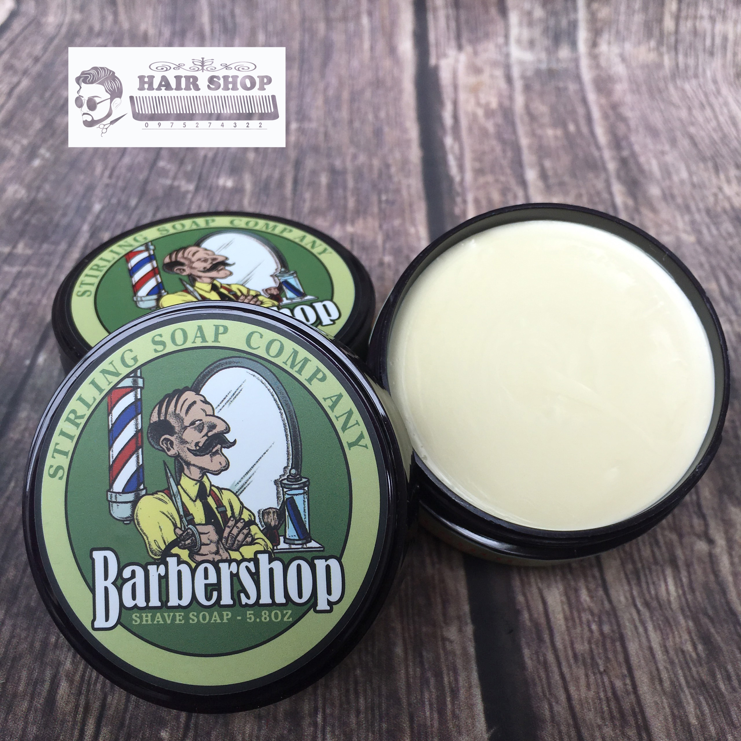 Sáp Vuốt Tóc BarberShop Shave Soap