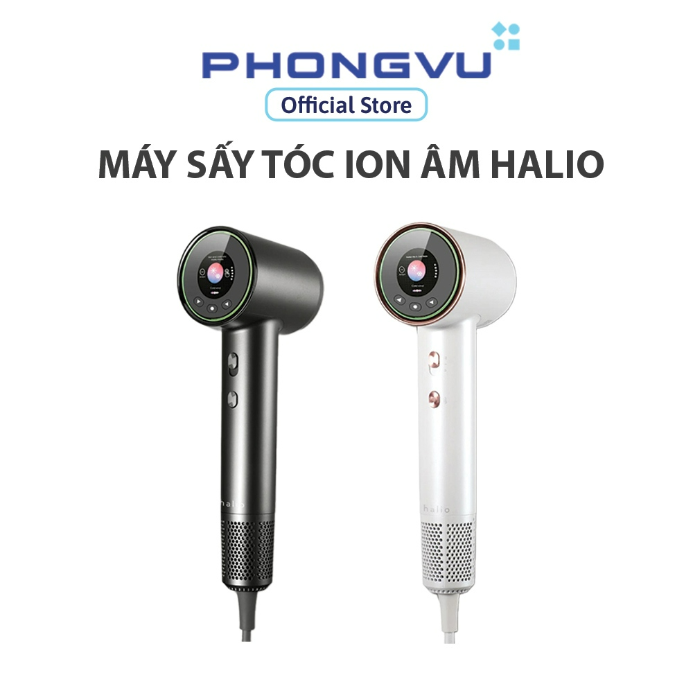 Máy Sấy Tóc Ion Âm Halio Hypersonic Hair Dryer - Bảo hành 12 tháng