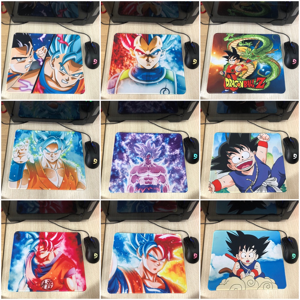 Lót chuột - bàn di chuột cỡ nhỏ size 25x30 in hình Dragon Ball - Bảy viên ngọc rồng