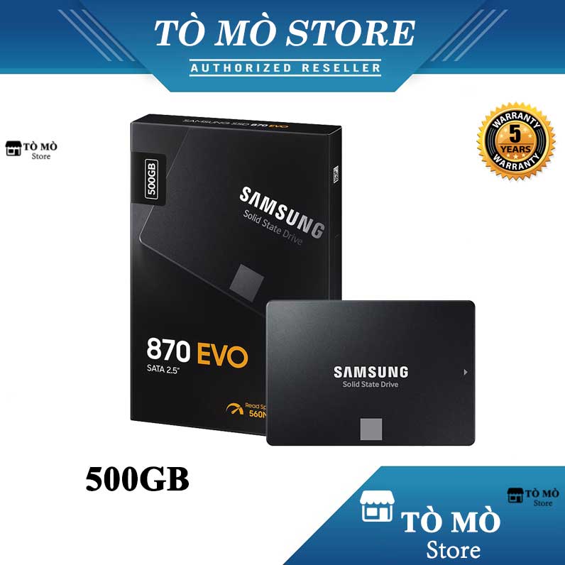 Ổ cứng ssd samsung 870 evo 500gb 2.5-inch sata iii - bảo hành 5 năm
