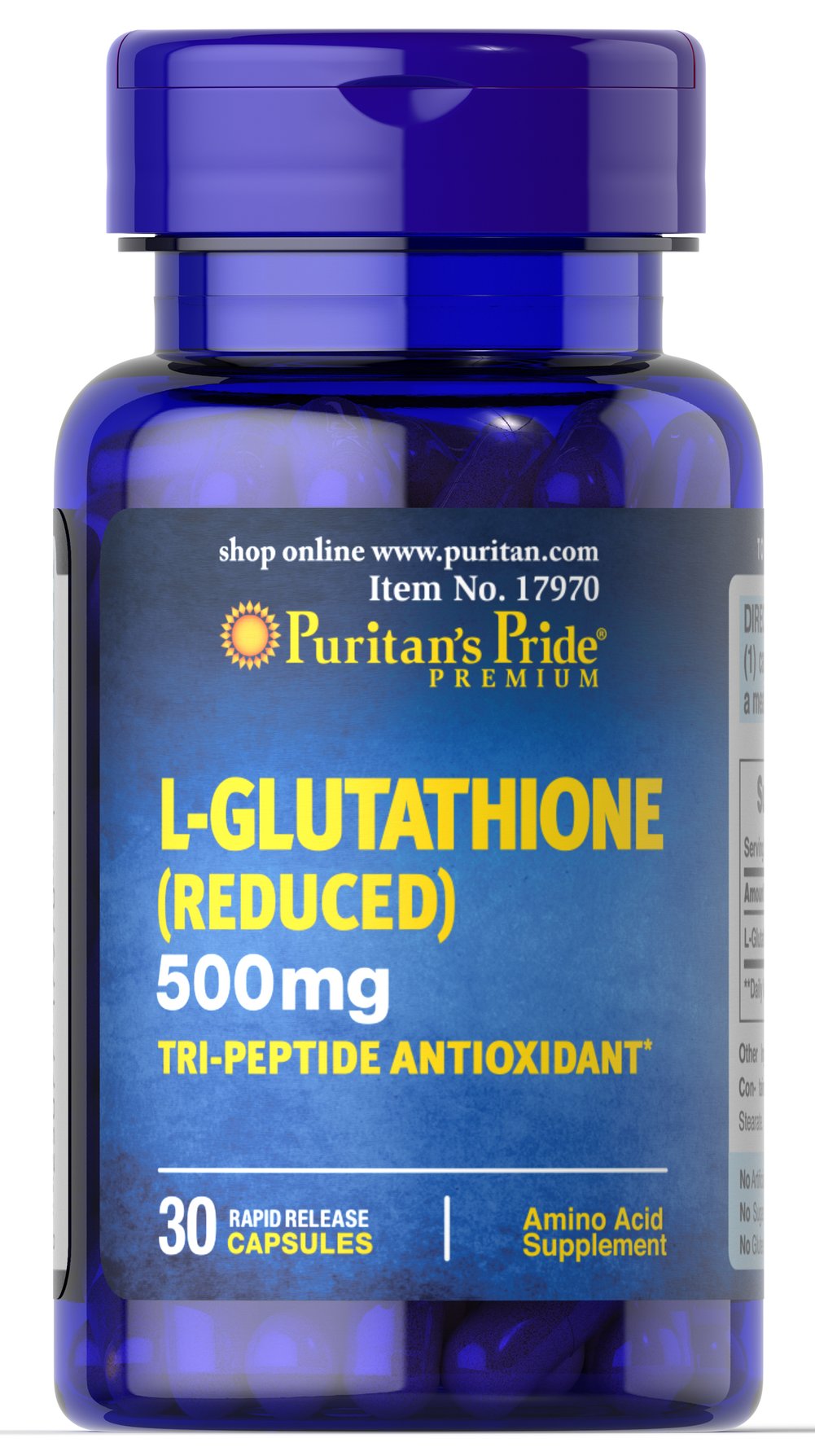 ĐẸP DA TRI NÁM Glutathione HSD 30/01/2024 của Puritan's Pride 500mg 30v |  Lazada.vn