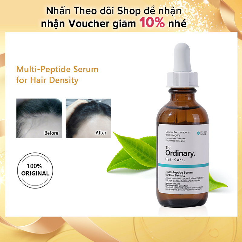 The Ordinary Tinh Chất Dưỡng Tóc Multi-peptide Density 60ml，Serum chống rụng tóc làm săn chắc chân tóc