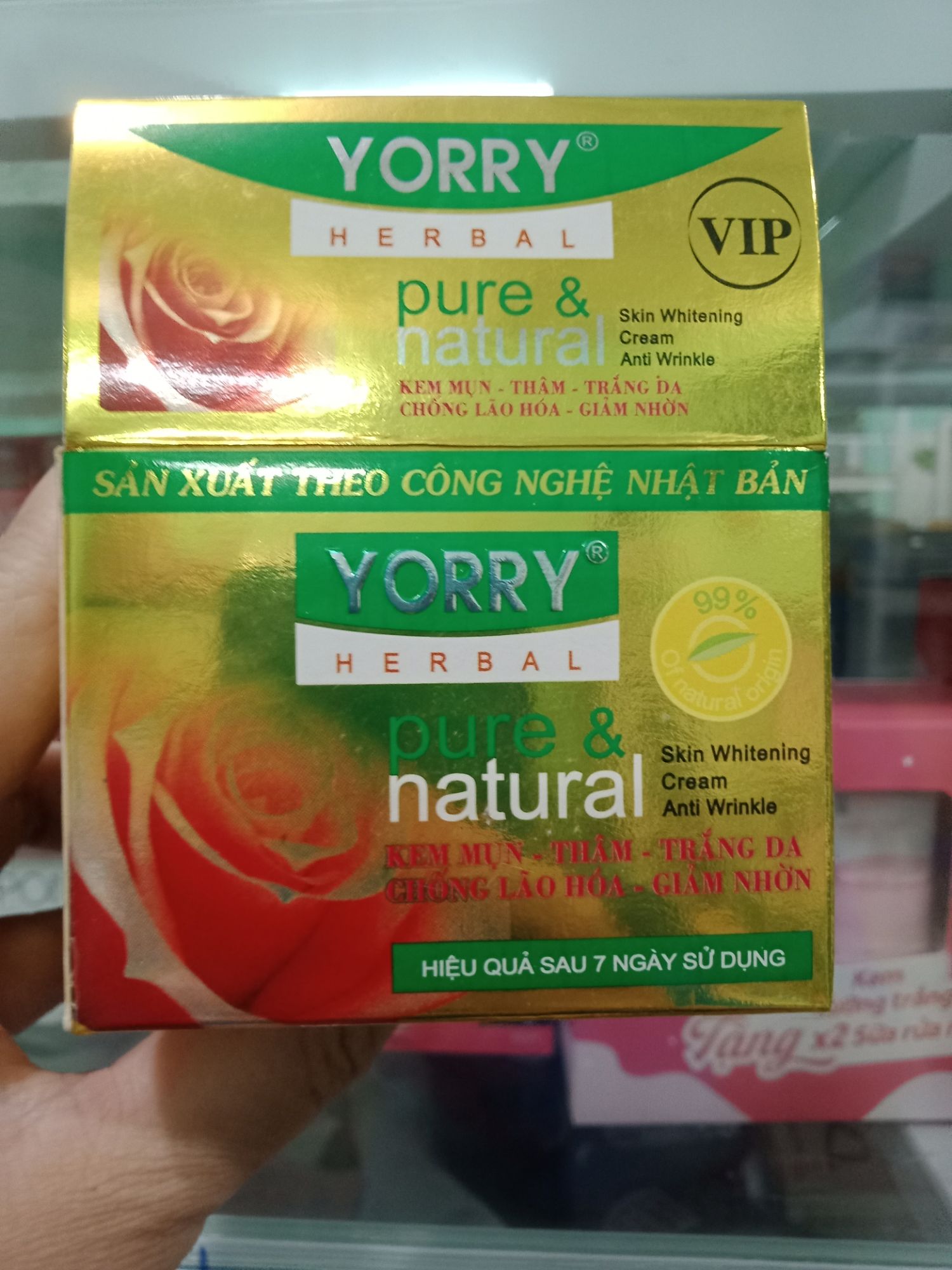 Kem YORRY mụn thâm trắng da giảm nhờn