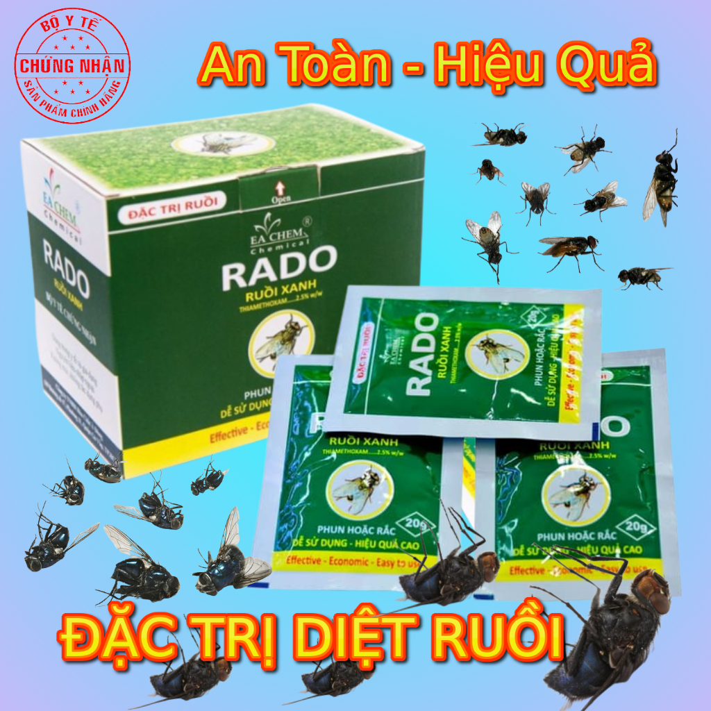 Thuốc chuyên dụng diệt ruồi Rado - an toàn hiệu quả - 1 gói