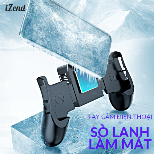 Tay cầm chơi game điên thoại kiêm sò lạnh tản nhiệt làm mát nhanh phù hợp mọi điện thoại