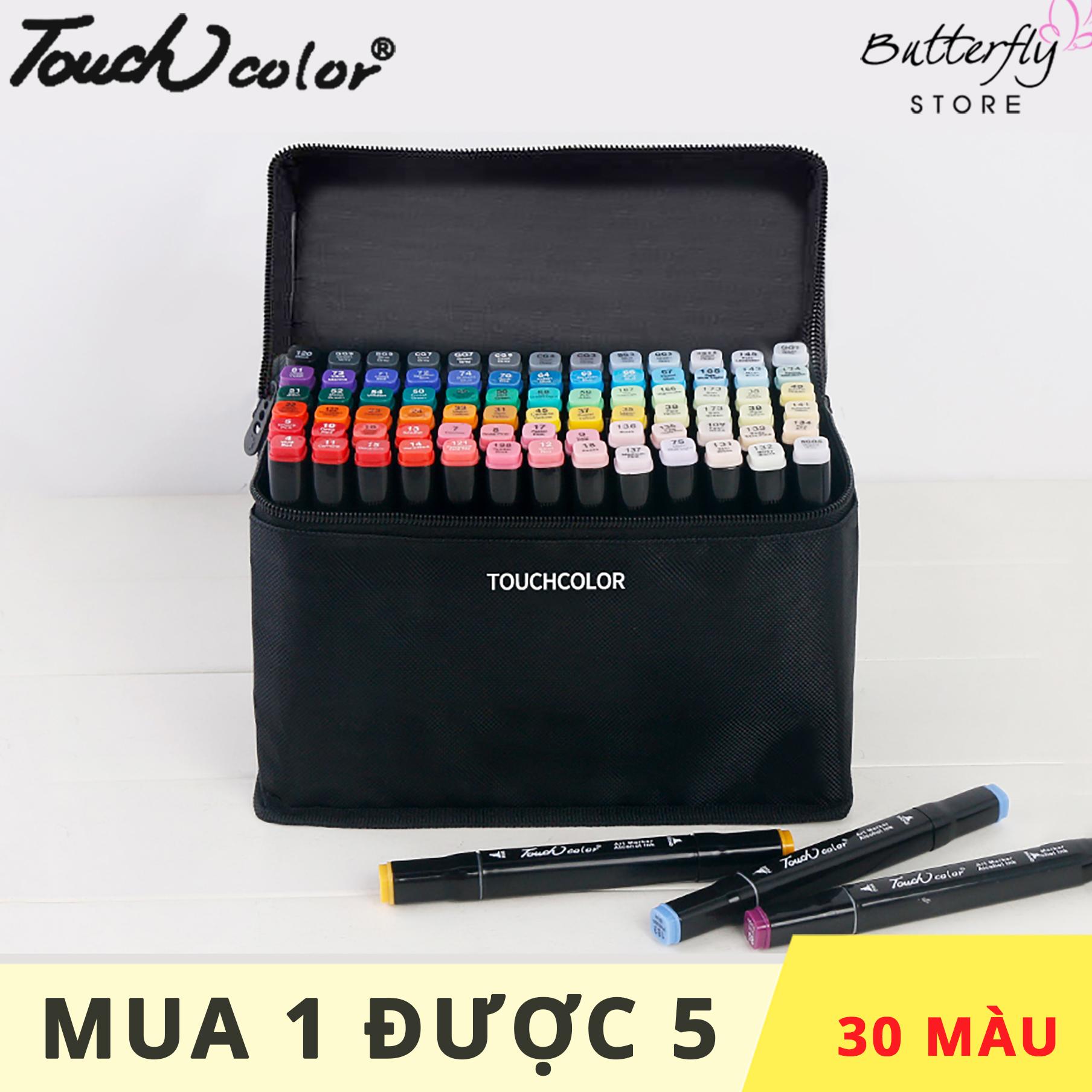 [MUA 1 TẶNG 5] TOUCH COLOR - Maker bộ bút viết vẽ mỹ thuật 30/40/60/80 Màu