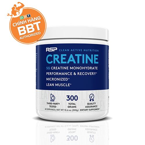 Tăng sức mạnh - CREATINE MONOHYDRATE - Tăng Sức Mạnh Sức Bền Cơ Bắp - 60 liều dùng