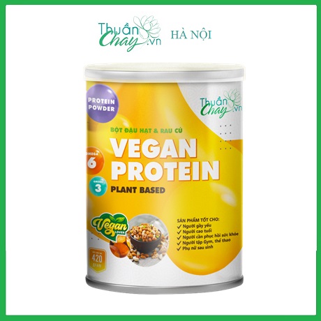 Vegan Protein - Bột rau củ đậu hạt - Bổ Sung Protein (Không Đậu Nành) Thuần Chay