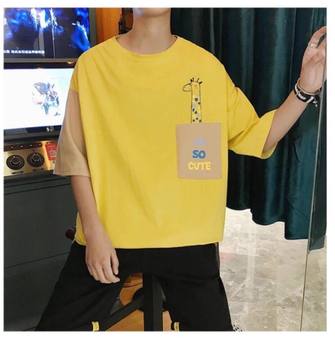 [HCM]Áo phông áo thun nam nữ form rộng tay lỡ Unisex TÚI PHỐI HƯƠU Freesize 70kg