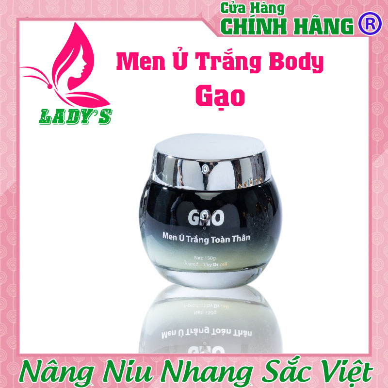 Men ủ body gạo dr cell , men ủ trắng body cấp tốc từ gạo lên men, giúp da trắng sáng chỉ sau 7 ngày sử dụng