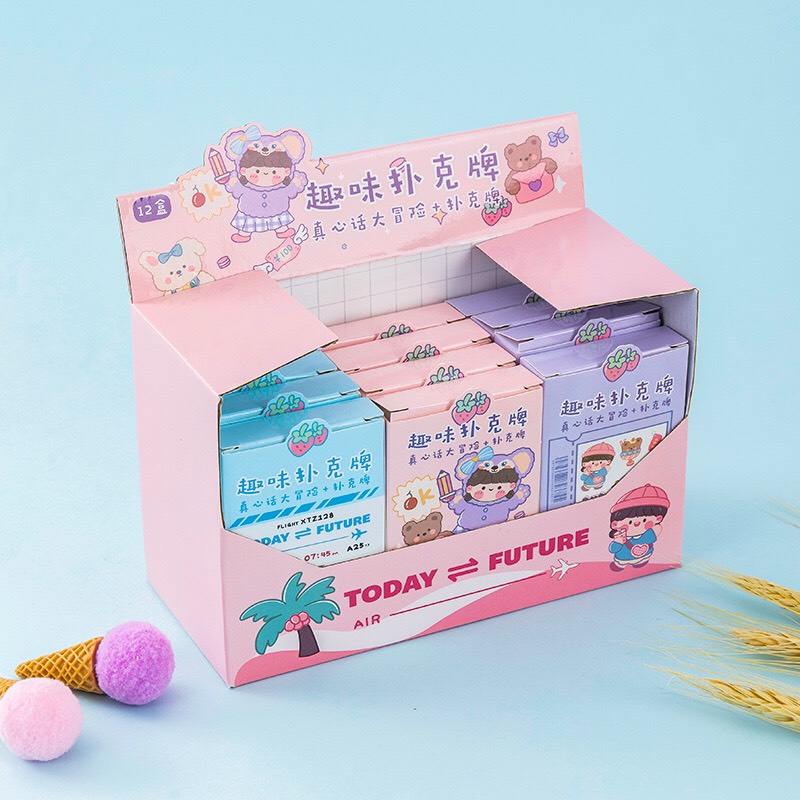 Bộ bài tây Poker 52 lá hình cute