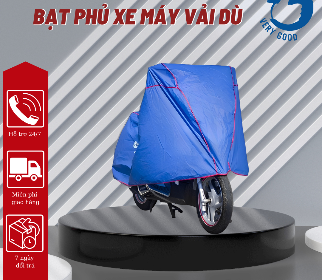 Bạt phủ trùm xe máy, xe đạp, Áo trùm xe chống nước chất lượng cao, Bạt phủ xe máy xe đạp, Áo bạt che nắng mưa cho xe máy, Bạt trùm xe máy chống thấm mước, Giá siêu rẻ- dùng tất cả dòng xe máy