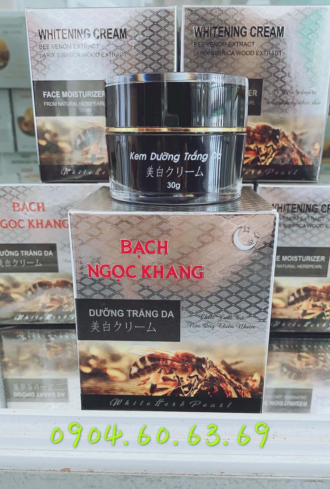 Kem BẠCH NGỌC KHANG 30g Dưỡng Trắng Da