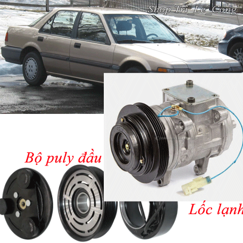 Lốc lạnh Honda Accord 86-89 đời 1987 1988 xe hơi ô tô cục máy nén khí điều hòa bộ puly đầu mặt hít thế hệ 3 máy 2.0 1.8 Giá 3,641,359 Đồng*Miễn phí vận chuyển