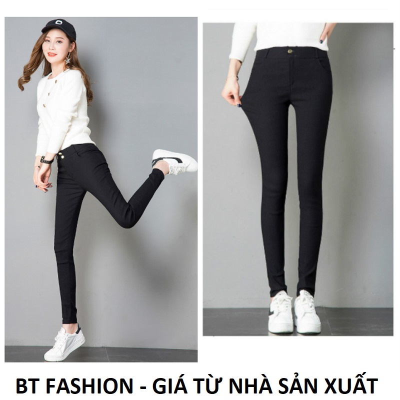 Quần Tây Công Sở Nữ Kaki Thun Coton Thời Trang - BT Fashion (Bố Trơn 05)