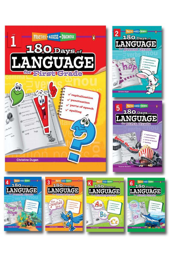 180 days of language – 7 books