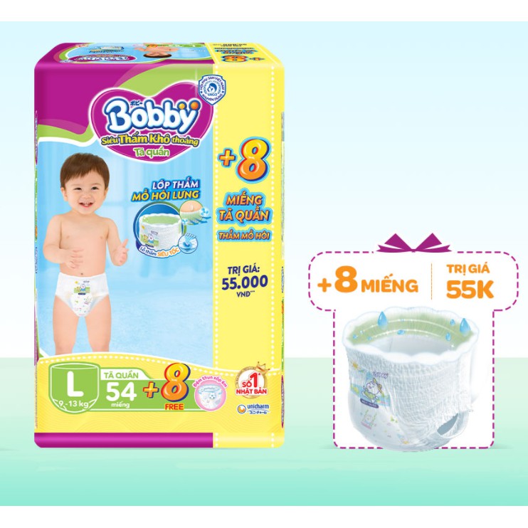 Tã quần bobby l54