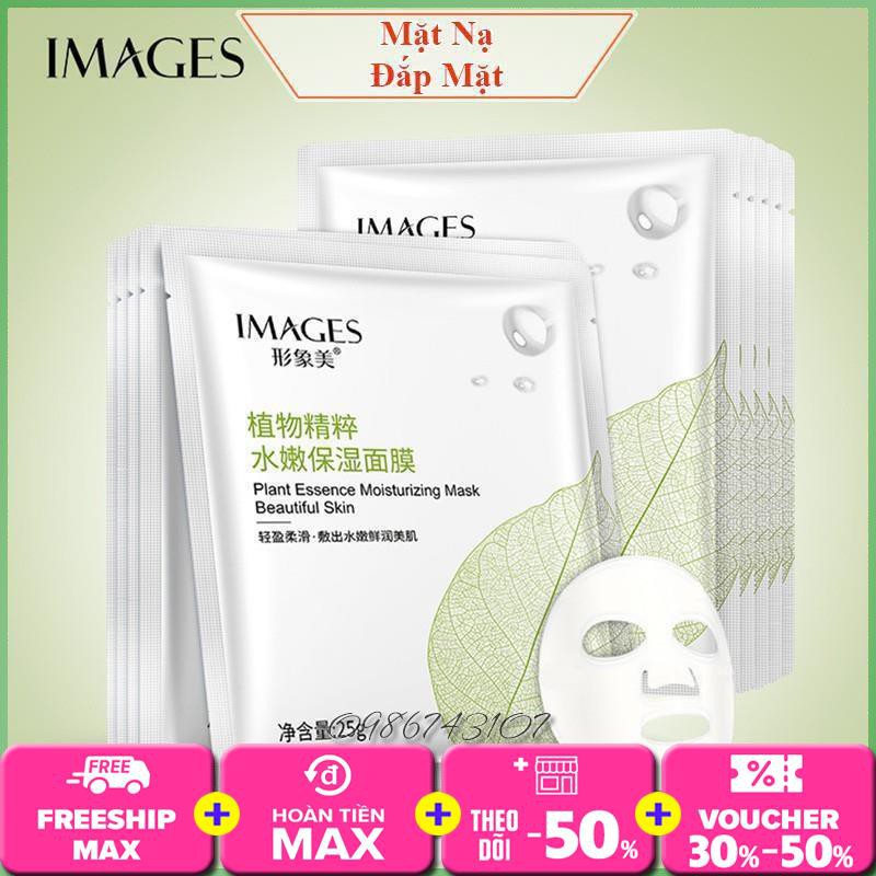 Mặt nạ lá cây hoa trà Images Plant Essence Moisturizing Mask dưỡng ẩm chuyên sâu dịu nhẹ làn da