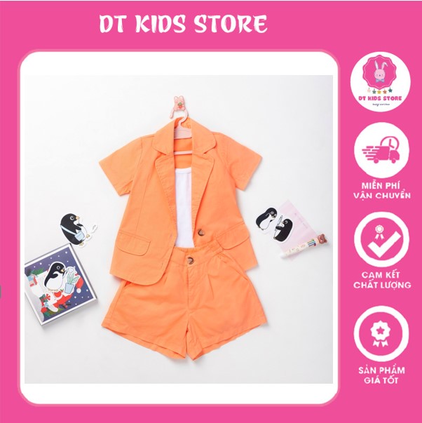Siêu phẩm set vest kaki diện lễ tết cực xinh cho bé gái