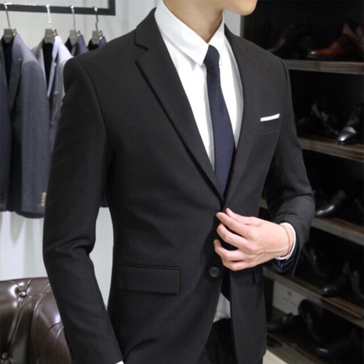 ÁO VEST NAM MÀU ĐEN ĐẸP