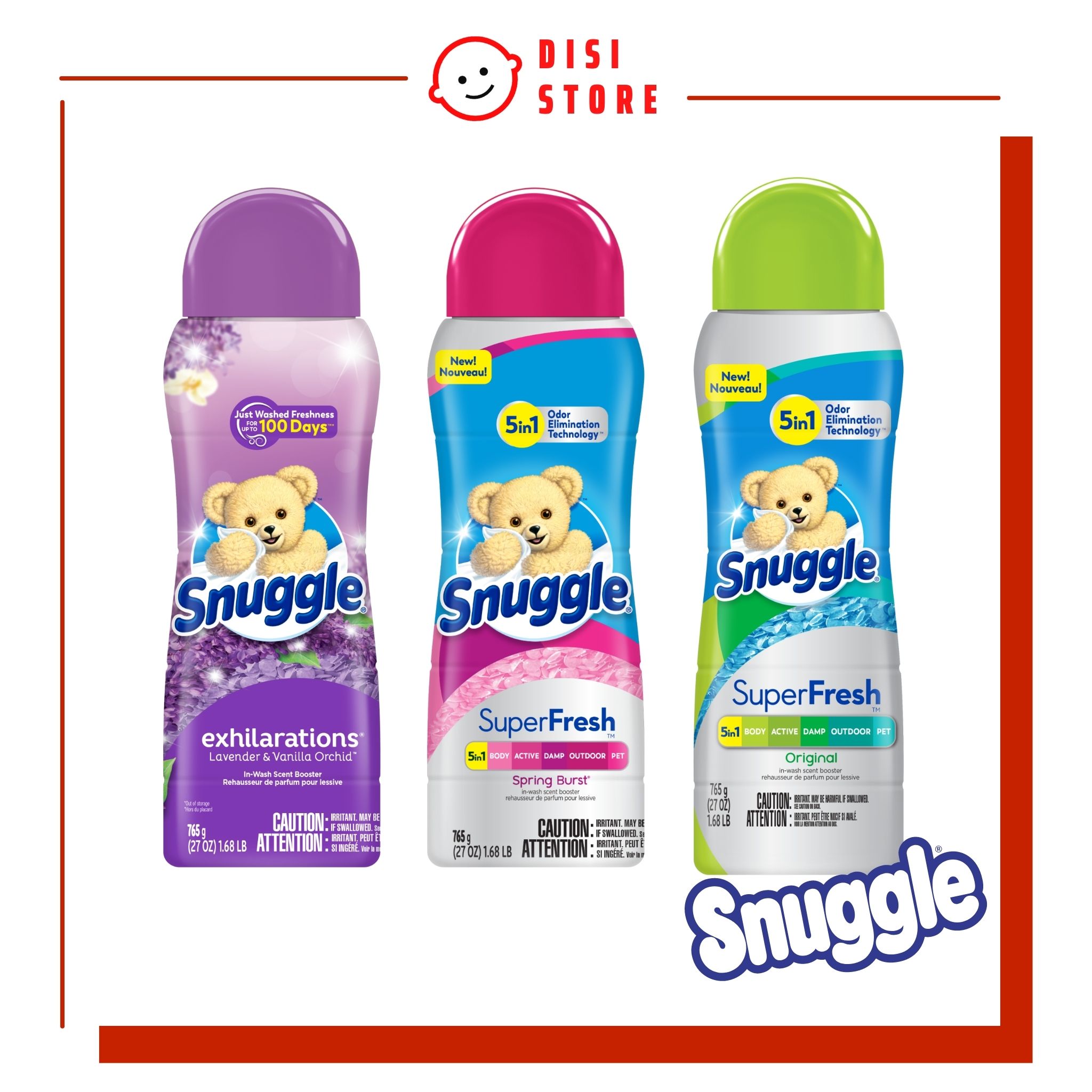 Viên Hạt Xả Vải Quần Áo Snuggle Mỹ Hương Lavender Oải Hương Spring Brust