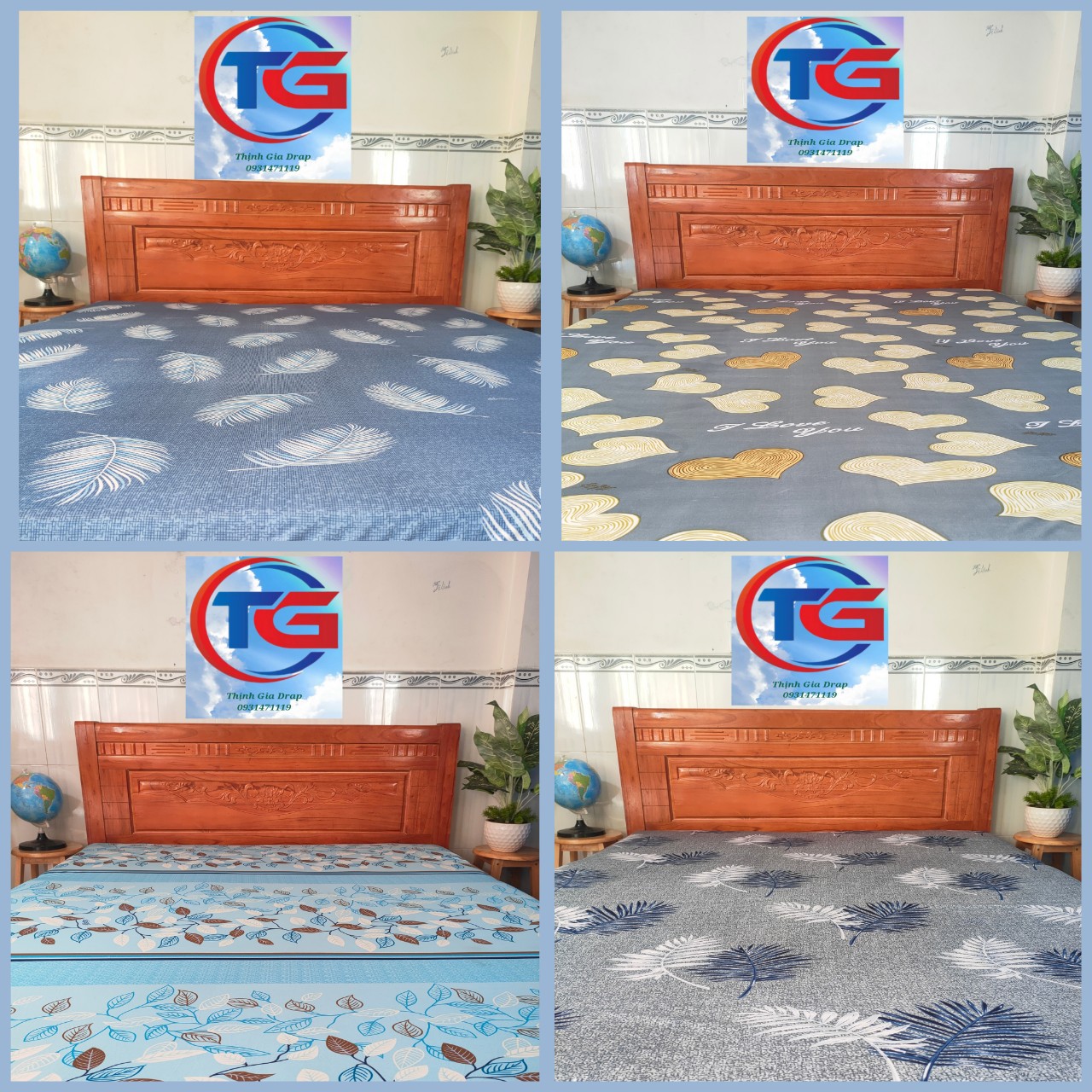 Áo bọc 2 mặt nệm thẳng có khóa kéo