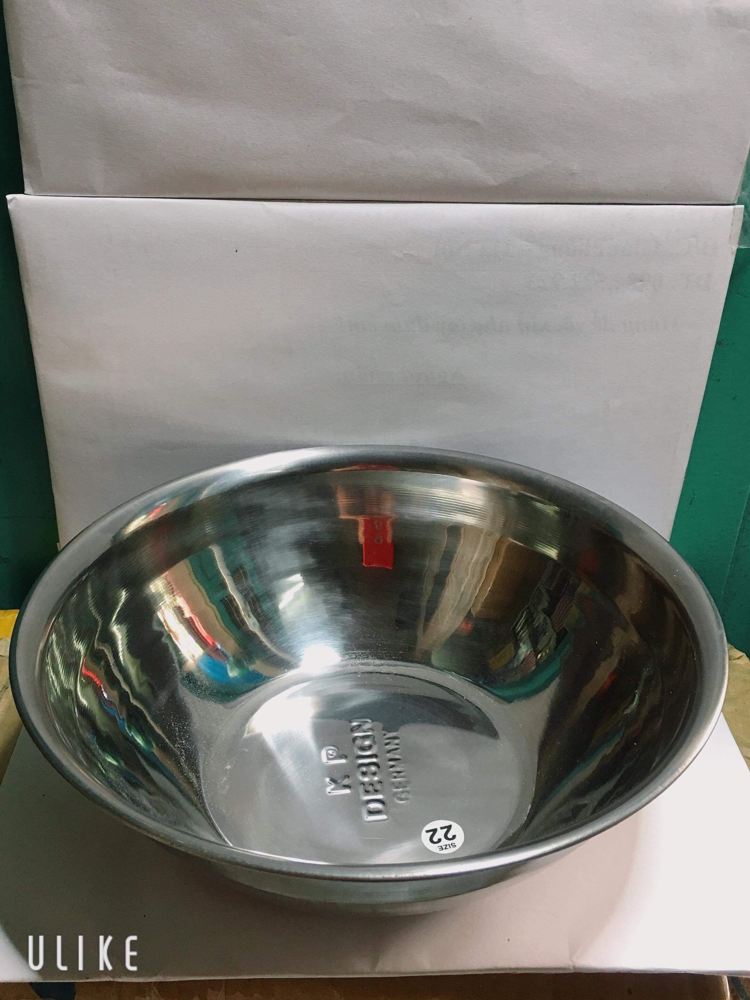 Bát inox rửa mặt cho spa