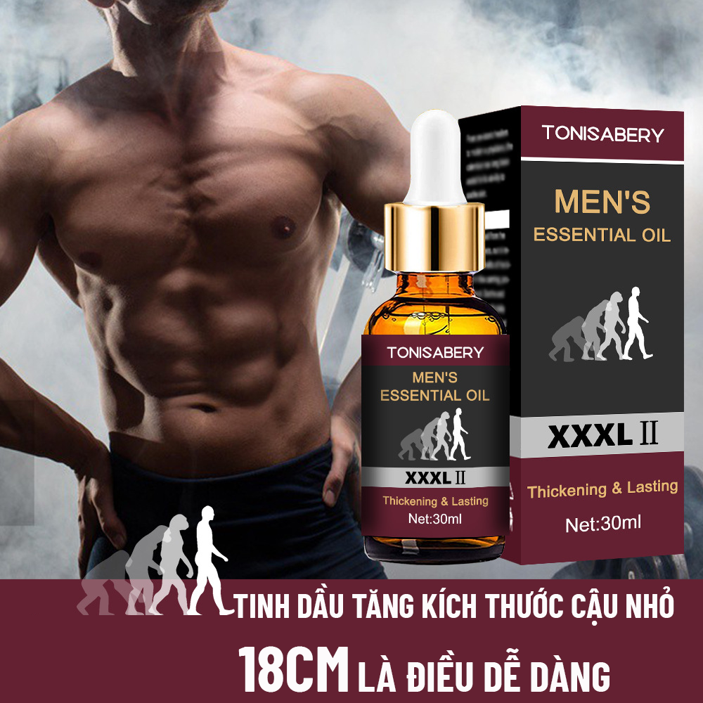 [7 Ngày To Dài] Tinh Dầu Men's Cải Tiến, Tăng Kích Thước Cậu Nhỏ Nhanh Chóng Sau 7 Ngày, Làm To, Tăng Chiều Dài Lên 20CM, Cương Cứng Và Khỏe Hơn (CHE TÊN KHI GIAO HÀNG)