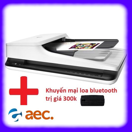 [Trả góp 0%]Máy scan 2 mặt HP 2500 F1 ( Trắng ) + Khuyến mại loa bluetooth trị giá 300.000đ
